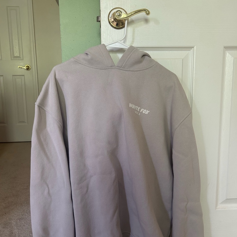 White Fox Offstage Hoodie- Moon